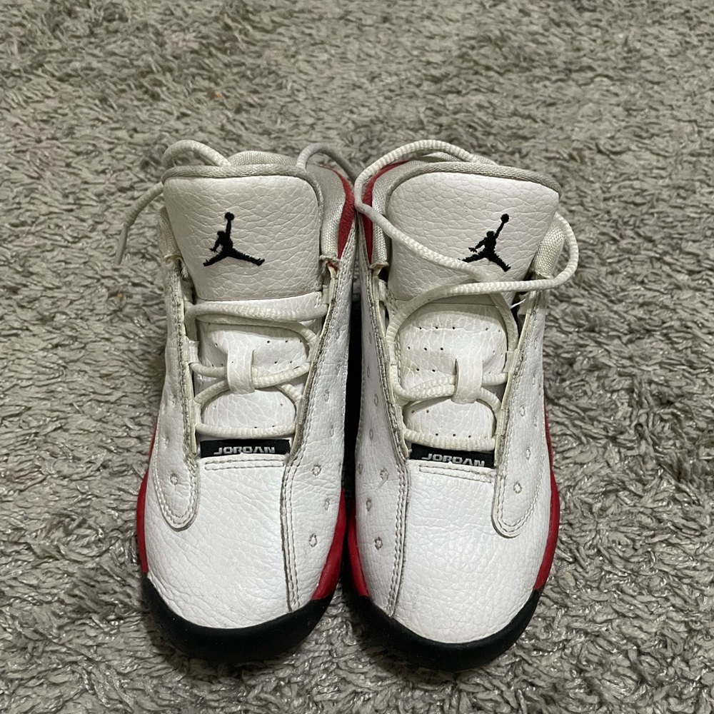 Red & White Boys’ Nike Air Jordan 3 Retro Shoes